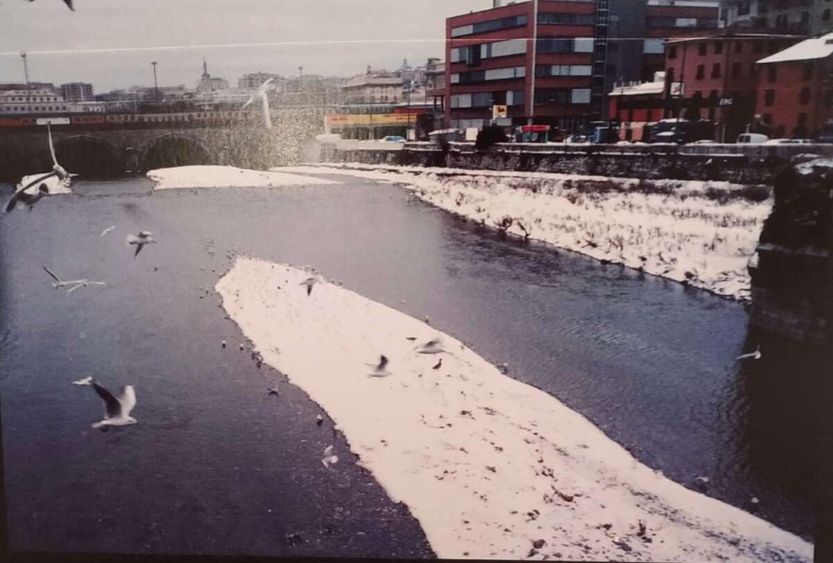 nevicata 1996 bisagno foto silvano murgia