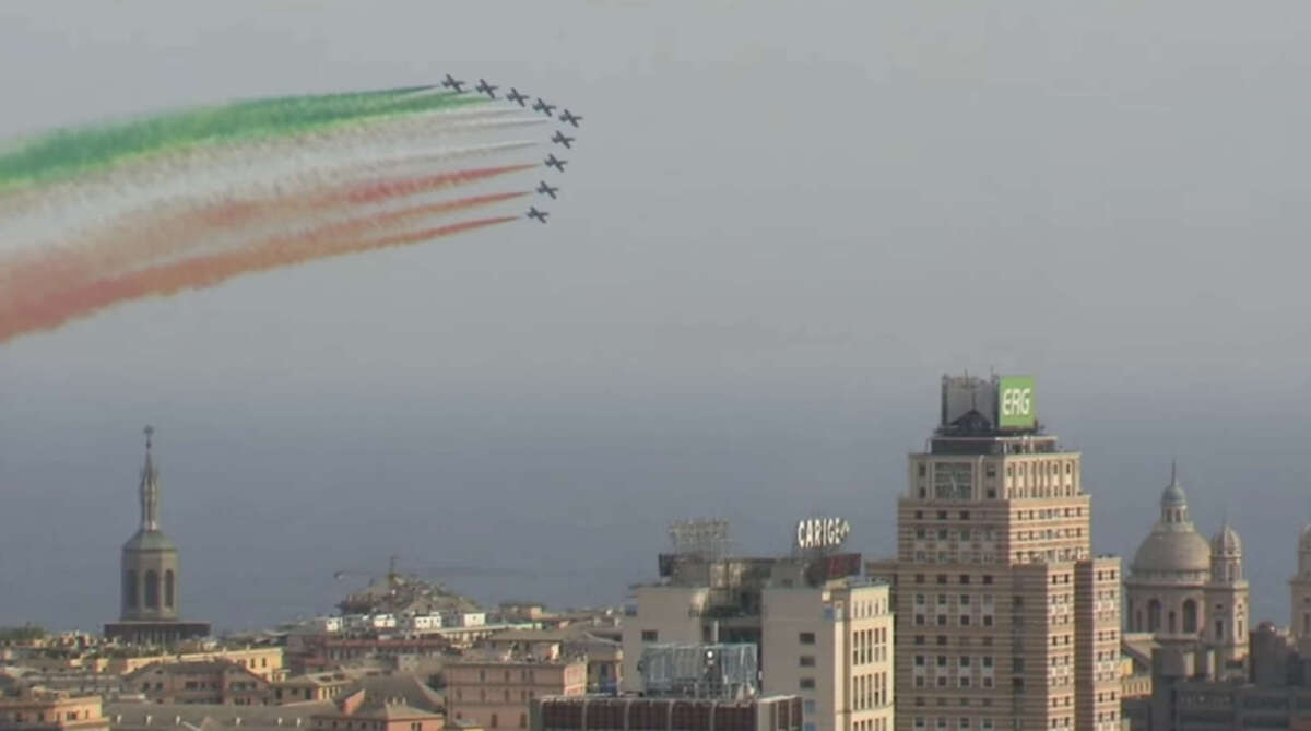 frecce tricolori genova