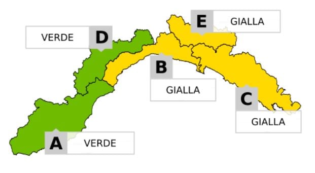 Allerta meteo su Genova B E C