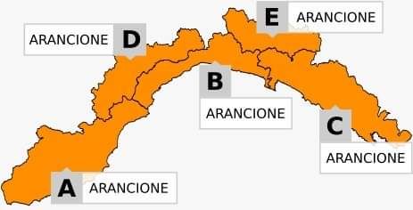 Allerta Arancion Liguria