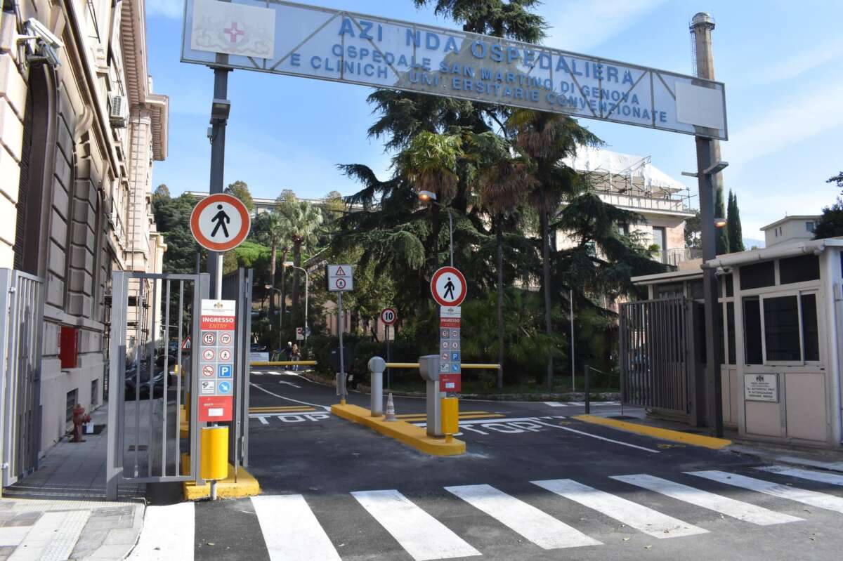 ospedale san martino nuova entrata