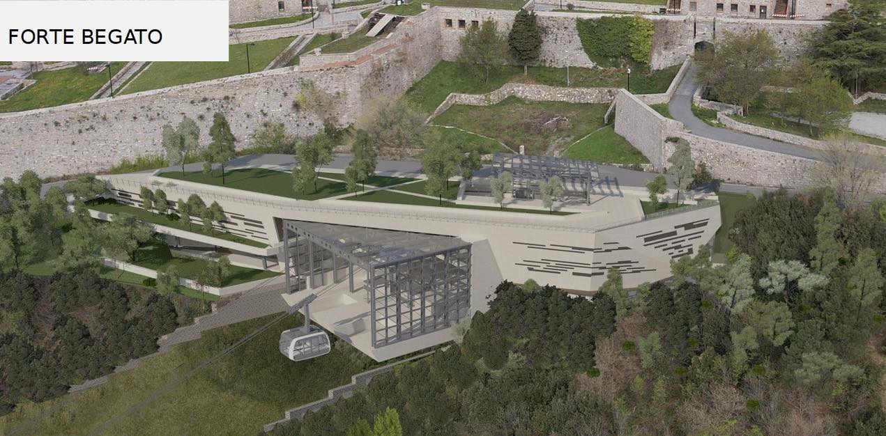 La FUNIVIA Stazione Marittima - Forte Begato [FOTO]