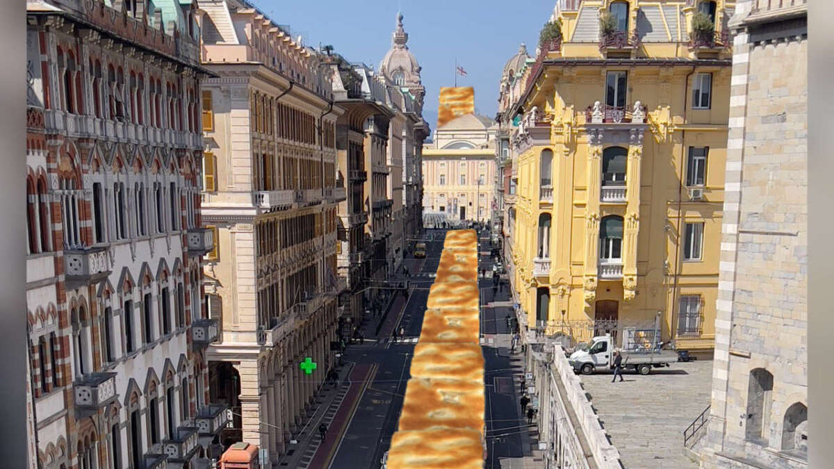 focaccia più lunga del mondo a genova