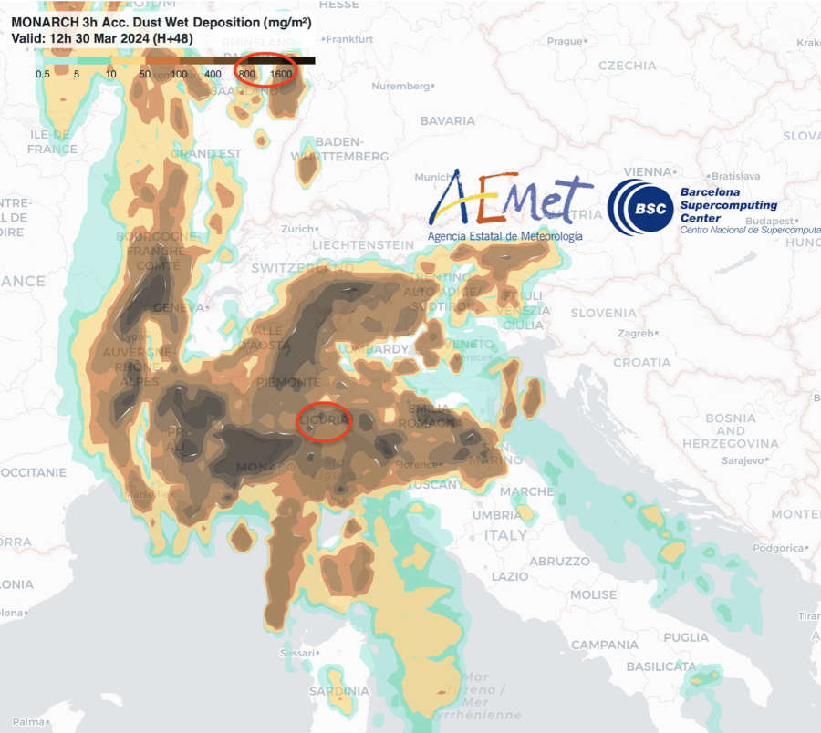 meteo ciel previsioni pasqua in liguria