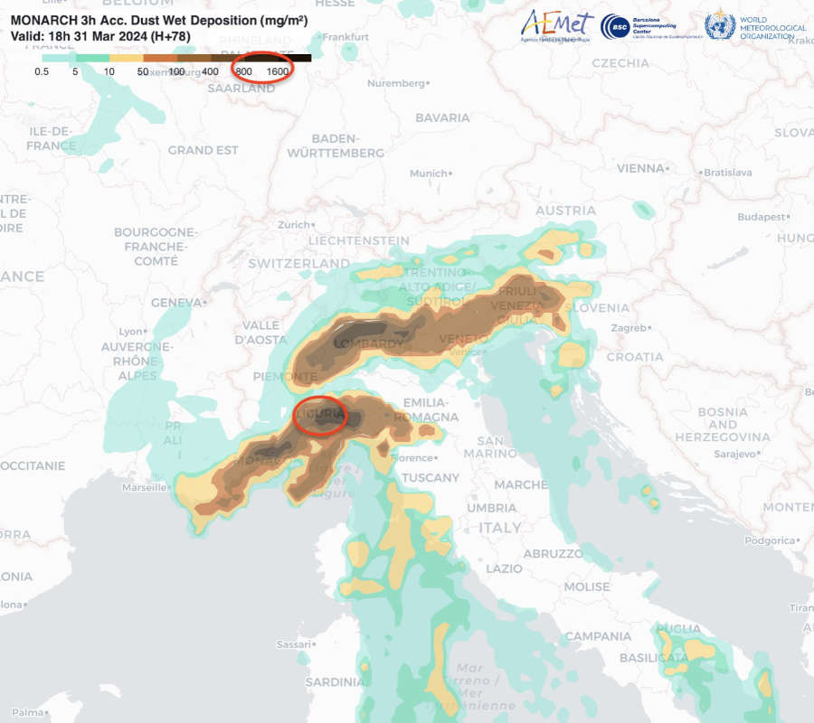 meteo ciel previsioni pasqua in liguria